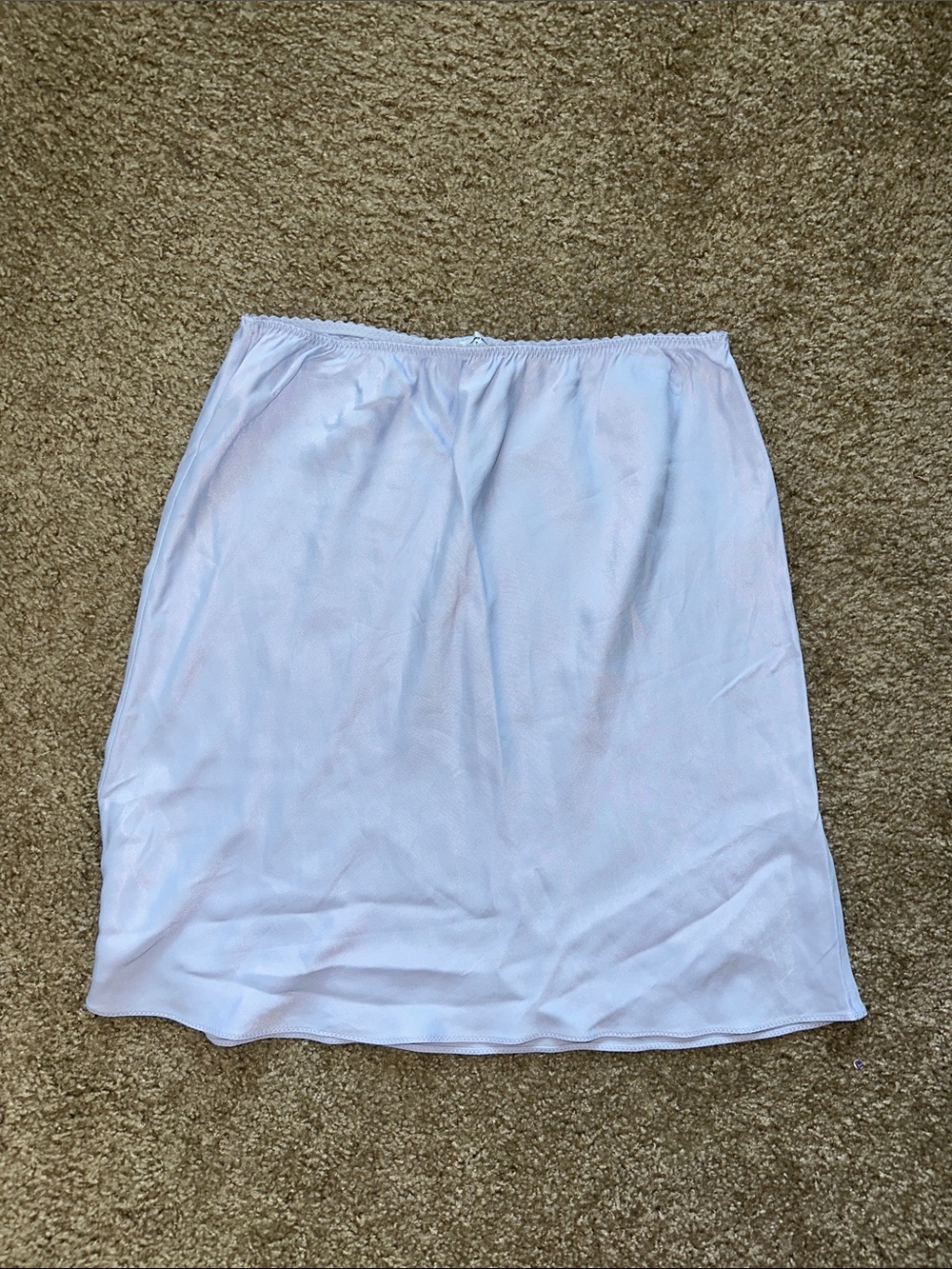 Aritzia Sunday Best Lavender Slip Mini Skirt